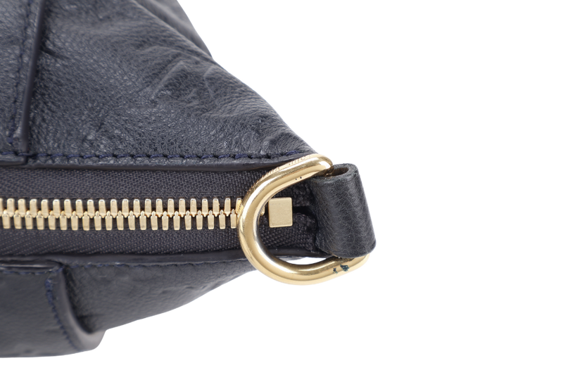 LOUIS VUITTON LUMINEUSE PM BLACK MONOGRAM EMPREINTE LEATHER GOLD HARDWARE WITH PADLOCK, KEYS , STRAPS AND DUST COVER