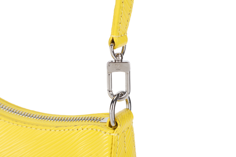 LOUIS VUITTON M21702 LV x YAYOI KUSAMA MARERINI YELLOW EPI LEATHER WITH STRAPS, MIRROR AND DUST COVER