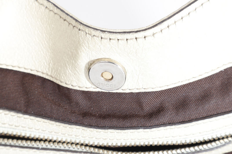 GUCCI SUKEY BAG MEDIUM BEIGE GG CANVAS GOLD HARDWARE NO DUST COVER
