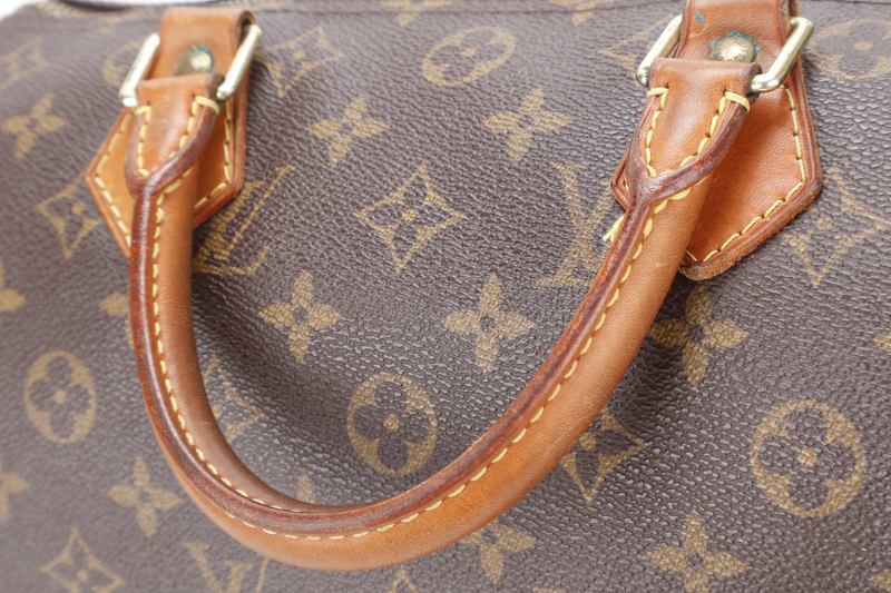 LOUIS VUITTON SPEEDY 30 MONOGRAM CANVAS GOLD HARDWARE NO DUST COVER