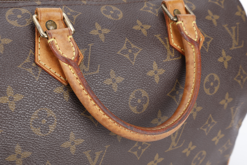 LOUIS VUITTON M41526 SPEEDY 30 MONOGRAM CANVAS GOLD HARDWARE NO DUST COVER