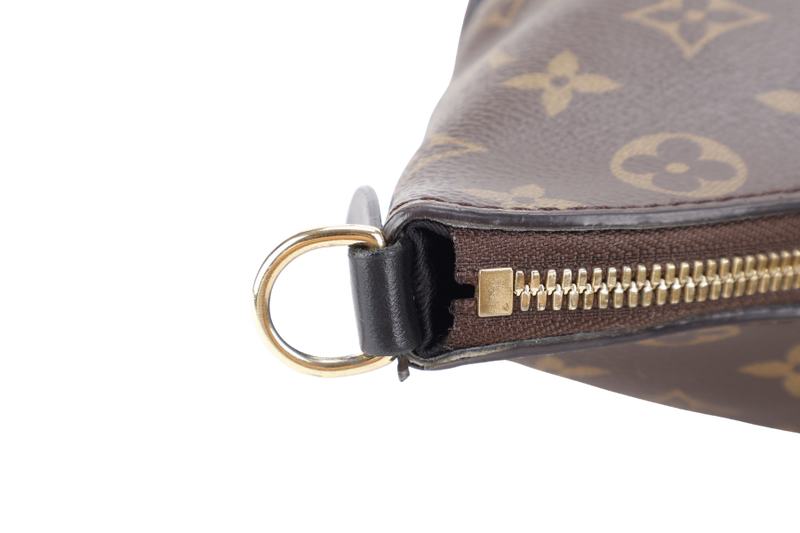 LOUIS VUITTON M45831 BOULOGNE PM MONOGRAM COATED CANVAS GOLD HARDWARE WITH DUST COVER AND BOX