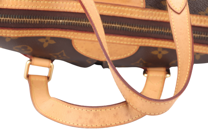 LOUIS VUITTON PALERMO M40145 PM MONOGRAM CANVAS GOLD HARDWARE WITH DUST COVER