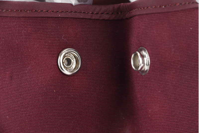 HERMES CABAG ELAN 39 BURGUNDY VELVET PHW STAMP T (YEAR 2015) WITH DUST COVER