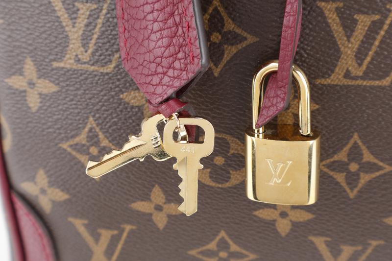 LOUIS VUITTON RETIRO NM AURORE MONOGRAM CANVAS GOLD HARDWARE WITH STRAPS, LOCK&KEYS AND DUST COVER