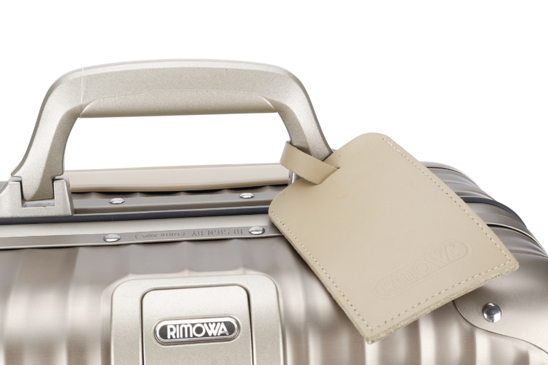 RIMOWA CABIN 19_ LUGGAGE IN ALUMINIUM TITANIUM GOLD