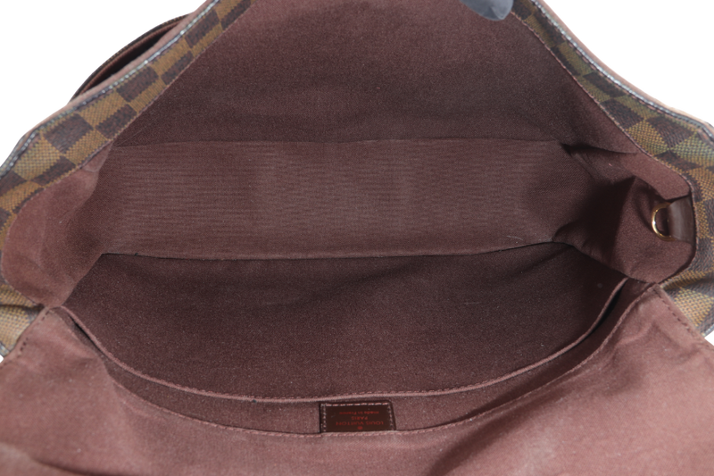 LOUIS VUITTON DAMIER EBENE MESSENGER BAG GOLD HARDWARE NO DUST COVER