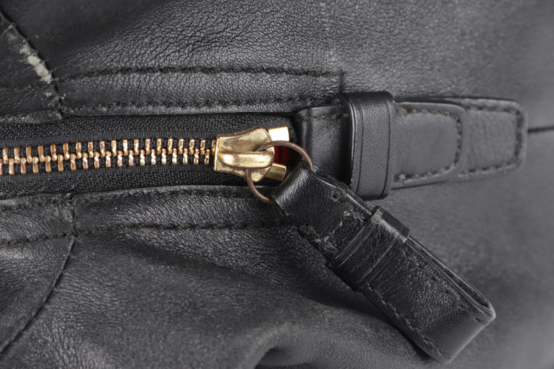 COACH MADISON MAGGIE SHOULDER BAG (16503) BLACK LEATHER GOLD HARDWARE NO DUST COVER