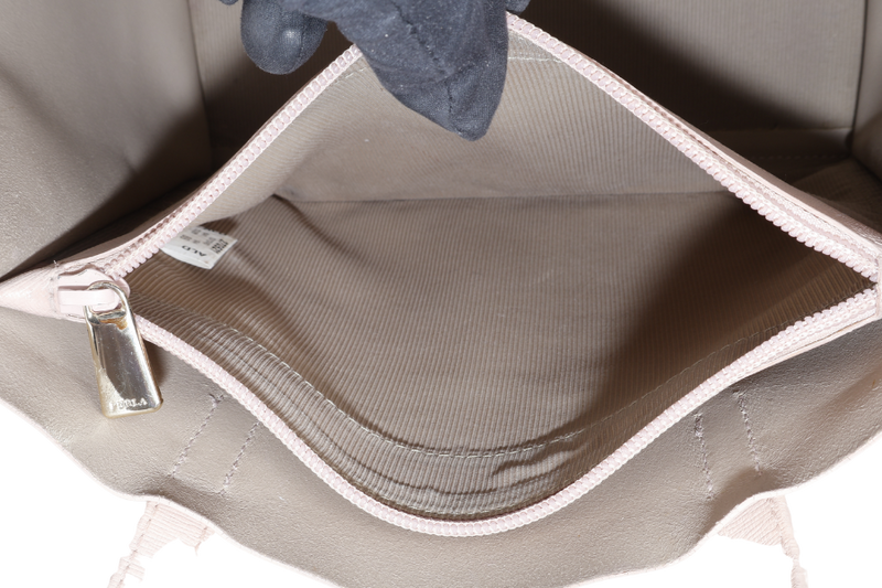 FURLA TOTE BAG MEDIUM PINK GOLD HARDWARE, NO DUST COVER & BOX
