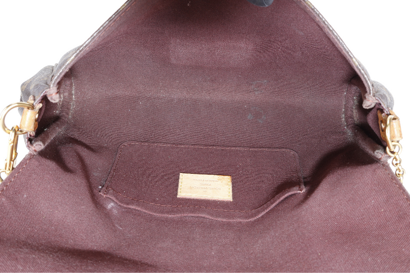 LOUIS VUITTON M40718 FAVOURITE MM MONOGRAM GOLD HARDWARE NO DUST COVER