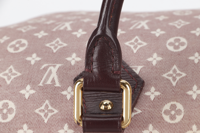 LOUIS VUITTON SPEEDY BANDOULIERE 30 (MB3173) MINI LIN MONOGRAM CANVAS GOLD HARDWARE WITH SLING