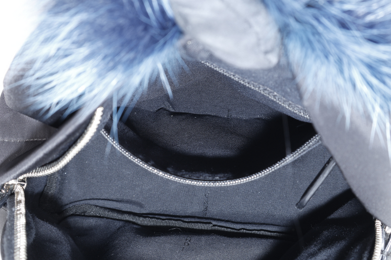 FENDI BUG MONSTER BACKPACK BLACK COLOR WITH DUST COVER