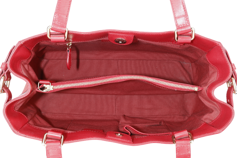 BURBERRY RAVENSCLON PINK HAYMARKET CHECK HANDBAG WITH DUST COVER