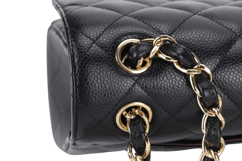 CHANEL CLASSIC FLAP JUMBO (1932xxxx) BLACK GOLD HARDWARE WITH DUST COVER AND BOX