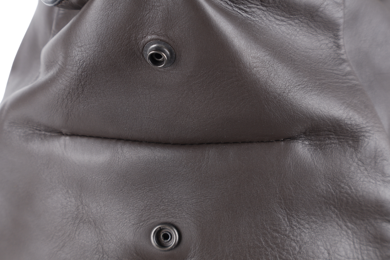 BOTTEGA VENETA WEEKEND BAG BROWN CALF LEATHER BHW WITH DUST COVER