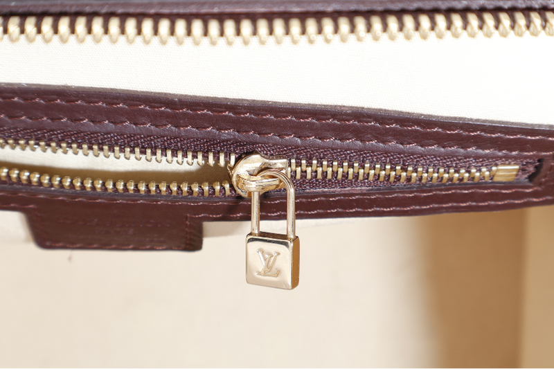 LOUIS VUITTON JOSEPHINE PM PINK CANVAS MINI LIN GOLD HARDWARE NO DUST COVER