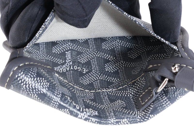GOYARD ANJOU MINI BAG GREY COLOR WITH DUST COVER