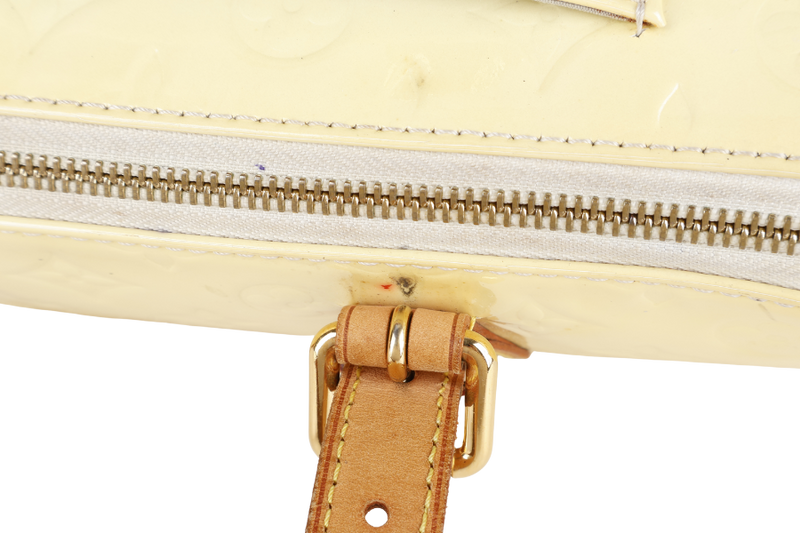 LOUIS VUITTON M93508 ROSEWOOD AVENUE PERLE VERNIS SHOULDER BAG WITH DUST COVER