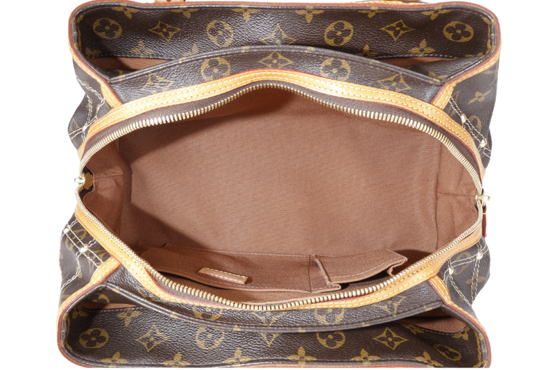 LOUIS VUITTON M40140 RIVETTE SHOULDER BAG MONOGRAM CANVAS GOLD HARDWARE WITH DUST COVER