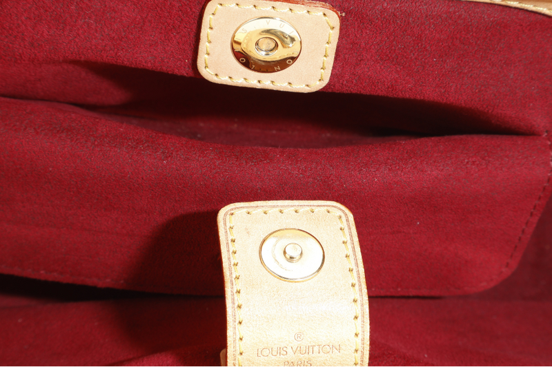 LOUIS VUITTON JUDY MM BAG WHITE MULTICOLOR MONOGRAM CANVAS GOLD HARDWARE WITH DUST COVER
