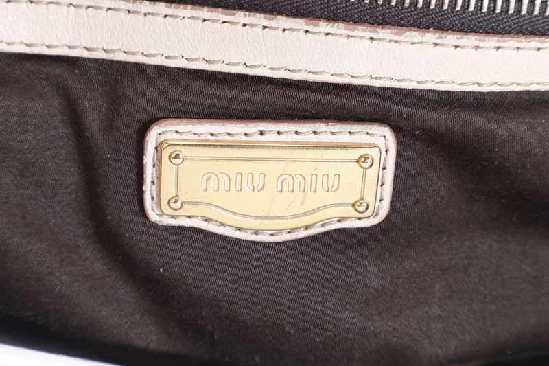 MIU MIU MATELASSE BAG PINK CALF LEATHER GOLD HARDWARE NO DUST COVER