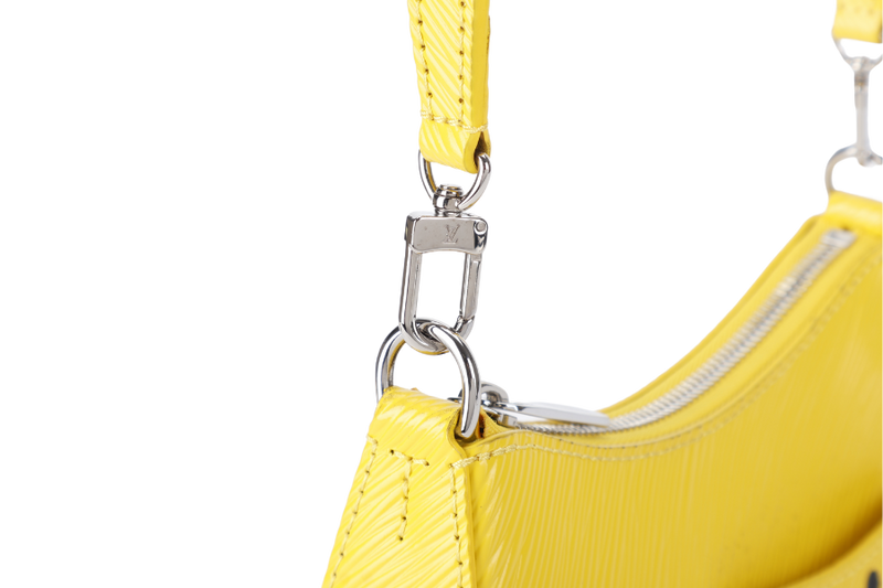 LOUIS VUITTON M21702 LV x YAYOI KUSAMA MARERINI YELLOW EPI LEATHER WITH STRAPS, MIRROR AND DUST COVER