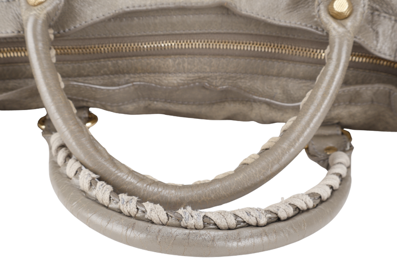 BALENCIAGA CLASSIC CITY KHAKI COLOR GOLD HARDWARE WITH DUST COVER