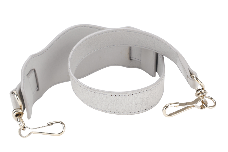 BALENCIAGA CITY EDGE LIGHT GREY LEATHER GOLD HARDWARE WITH STRAPS AND DUST COVER