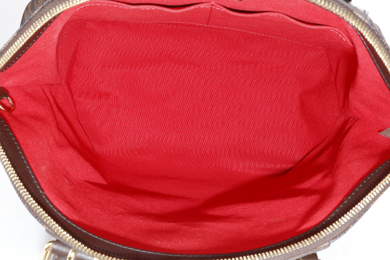 LOUIS VUITTON VERONA MM DAMIER EBENE CANVAS GOLD HARDWARE WITH LOCK&KEYS AND DUST COVER