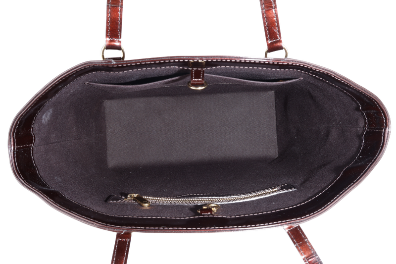 LOUIS VUITTON M91567 AVALON MM AMARANTE MONOGRAM VERNIS LEATHER GOLD HARDWARE WITH DUST COVER