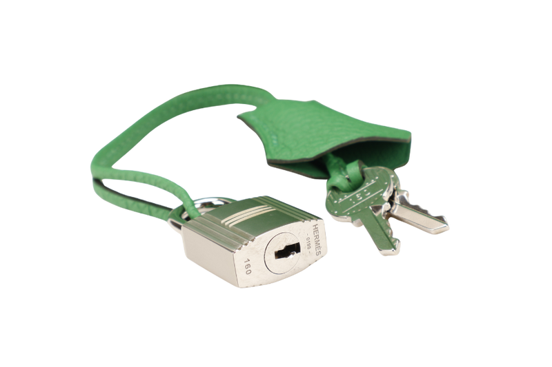 HERMES KELLY 25 STAMP Y (YEAR 2020) BAMBOO TOGO LEATHER SILVER HARDWARE WITH STRAPS, KEYS, LOCK AND DUST COVER