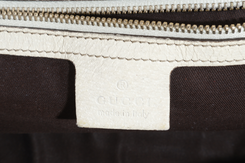GUCCI SUKEY BAG MEDIUM BEIGE GG CANVAS GOLD HARDWARE NO DUST COVER