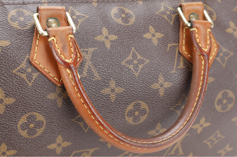 LOUIS VUITTON SPEEDY 30 MONOGRAM CANVAS GOLD HARDWARE NO DUST COVER
