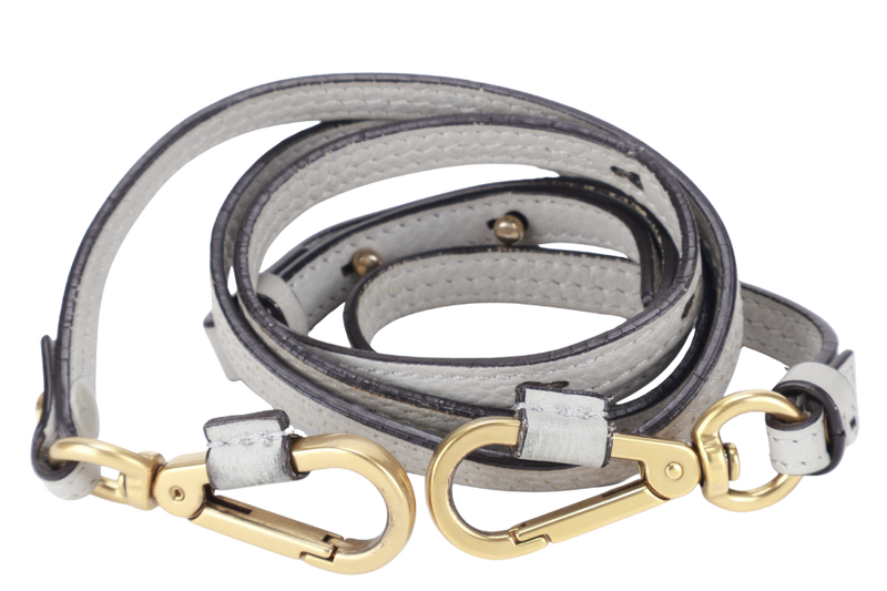 CHLOE NILE BRACELET SHOULDER BAG ETAIN CALF LEATHER GOLD HARDWARE WITH DUST COVER AND STRAPS