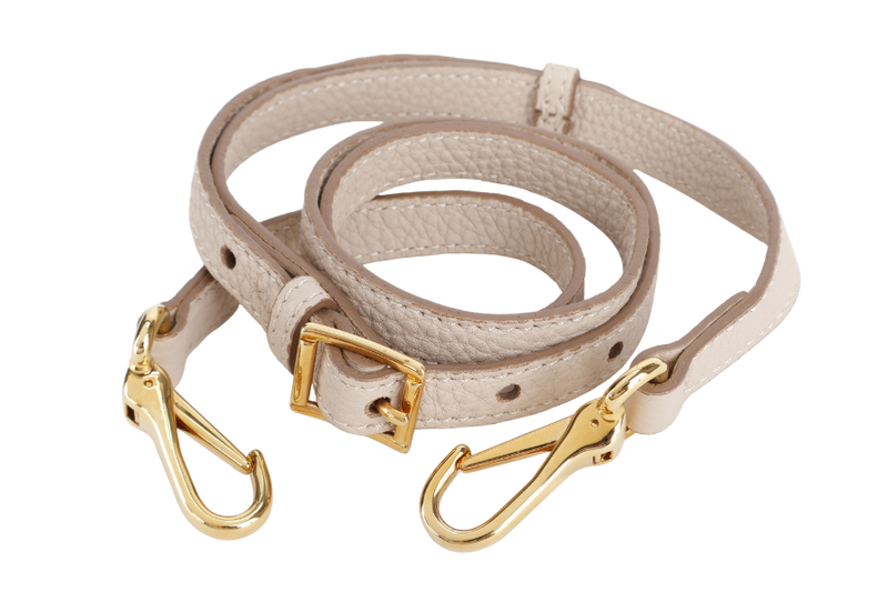 BURBERRY BEIGE BANNER HOUSE CHECK DERBY TOTE CALF LEATHER GOLD HARDWARE WITH STRAPS AND DUST COVER