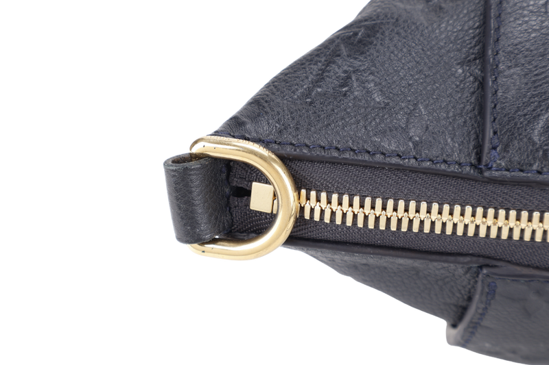 LOUIS VUITTON LUMINEUSE PM BLACK MONOGRAM EMPREINTE LEATHER GOLD HARDWARE WITH PADLOCK, KEYS , STRAPS AND DUST COVER