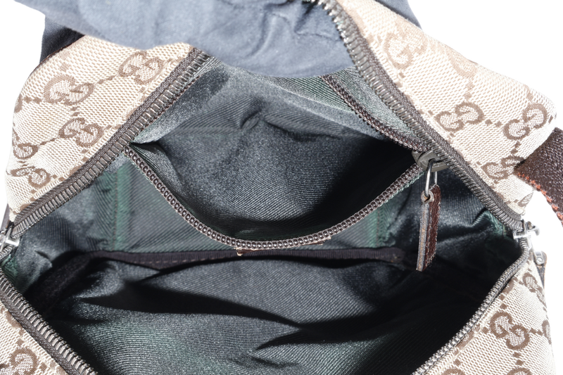 GUCCI MESENGER BAG CANVAS SILVER HARDWARE NO DUST COVER