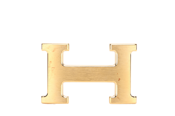 HERMES H BUCKLE GOLD WITH BOX