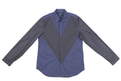 BLACKBARRETT BY NEIL BARRETT SLIM FIT SIZE L NAVY BLUE AND BLACK