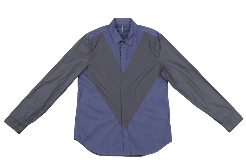 BLACKBARRETT BY NEIL BARRETT SLIM FIT SIZE L NAVY BLUE AND BLACK