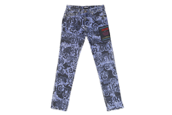VERSACE JEANS COUTURE MOTIF BLUE LADY JEANS SIZE 28
