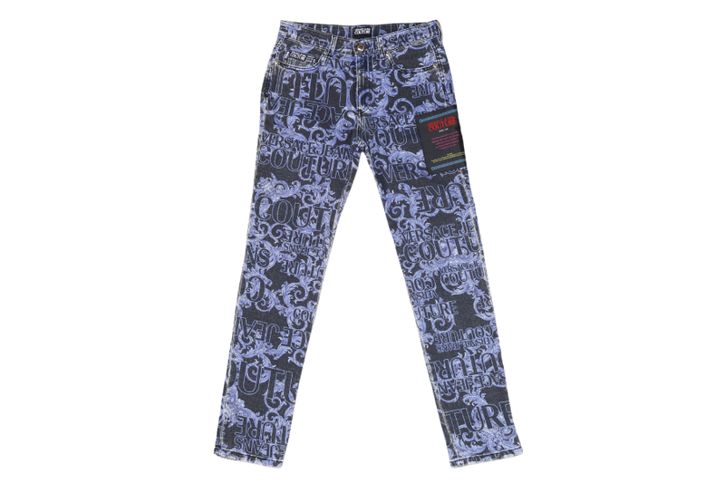 VERSACE JEANS COUTURE MOTIF BLUE LADY JEANS SIZE 28