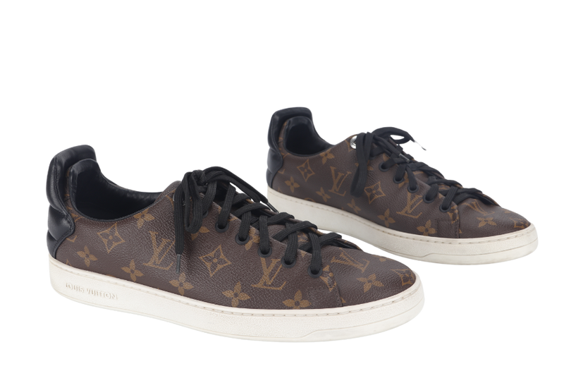 LOUIS VUITTON FRONTROW LEATHER TRAINERS SIZE 7.5