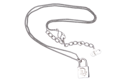 Christian Dior Padlock Pendant Necklace