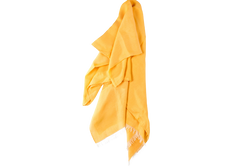 Hermes Silk Scarf Yellow Color 160cm X 70cm, no Box