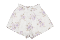 ZIMMERMANN ROSE TUCK SHORTS SIZE AU 1