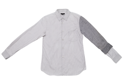 COMME DES GARCONS HOMME PLUS SIZE M PM-B020 GREY STRIPED