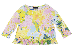 MOSCHINO FLOWER PRINTED BLOUSE