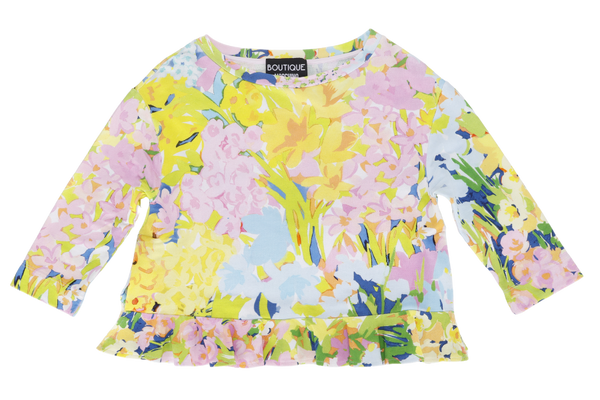 MOSCHINO FLOWER PRINTED BLOUSE