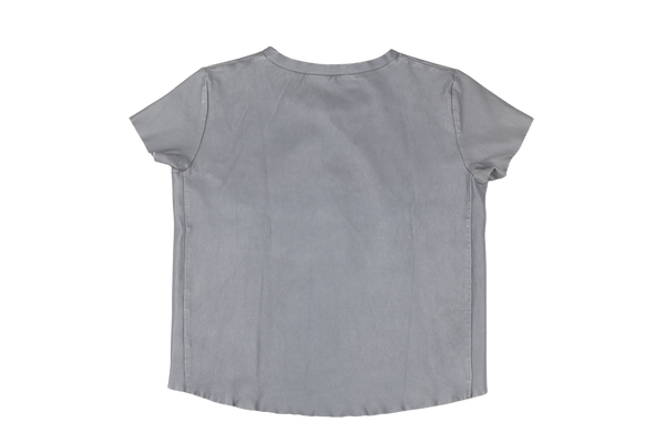 SCANLAN & THEODORE GREY LEATHER SHIRT